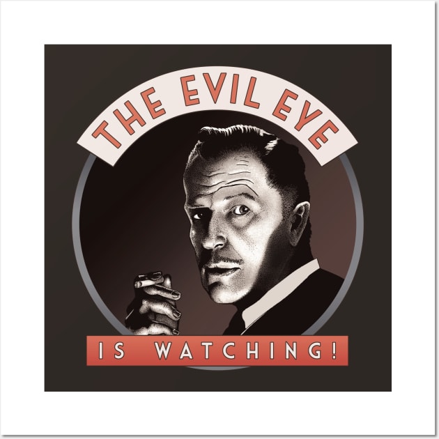 Vincent Price Evil Eye v2 Wall Art by ranxerox79